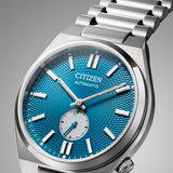 Citizen automatic watch with blue face
