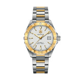 Tag Heuer Aquaracer Automatic White Dial Two Tone Steel Strap Watch for Men - WAY2151.BD0912