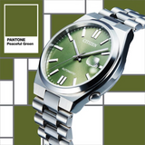 Citizen watch with Peaceful Green face, 5