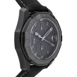 Tag Heuer Aquaracer Automatic Chronograph Special Edition Titanium Grey Dial Black Leather Strap Watch for Men - CAY218B.FC6370