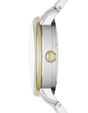 Marc Jacobs Fergus Silver Dial Two Tone Steel Strap Watch for Women - MBM3426