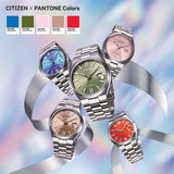 Citizen x Pantone watches in various colors