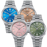 Citizen watches in various colors