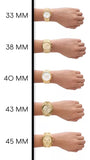 Michael Kors Runway Gold Dial Gold Steel Strap Watch For Women - MK4732