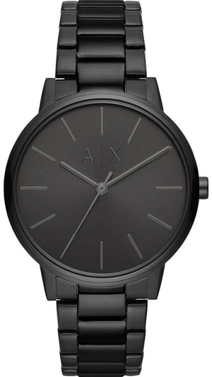 Armani Exchange Cayde Analog Black Dial Black Steel Strap Watch For Men - AX2701