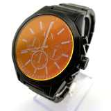 Armani Exchange Drexler Chronograph Black Dial Black Steel Strap Watch For Men - AX2615
