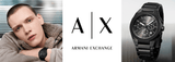 Armani Exchange Drexler Chronograph Black Dial Black Steel Strap Watch For Men - AX2639