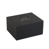 Armani Exchange Drexler Chronograph Black Dial Black Steel Strap Watch For Men - AX2639