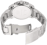 Armani Exchange Drexler Chronograph Black Dial Silver Steel Strap Watch for Men - AX2600