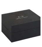 Armani Exchange Hampton Black Dial Black Steel Strap Watch For Men - AX7101