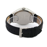 Armani Exchange Hampton Chronograph Black Dial Black Leather Strap Watch For Men - AX2101
