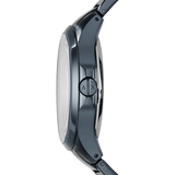 Armani Exchange Hampton Skeleton Grey Dial Blue Steel Strap Watch For Men - AX2401