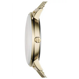 Armani Exchange Lola Analog Gold Dial Gold Mesh Strap Watch For Women - AX5536