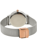 Armani Exchange Lola Analog White Dial Silver Mesh Strap Watch For Women - AX5537