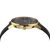 Armani Exchange Lola Three Hand Black Dial Black Mesh Strap Watch For Women - AX5548