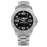 Breitling Aerospace Evo Black Dial Silver Steel Strap Watch for Men - E79363101B1E1