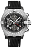 Breitling Avenger B01 Chronograph GMT Black Dial Black Nylon Strap Watch for Men - A24315101B1X1