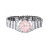 Breitling Chronomat 32 Diamonds Pink Dial Silver Steel Strap Watch for Women - A77310101K1A1