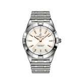 Breitling Chronomat 32 Diamonds White Dial Silver Steel Strap Watch for Women - A77310101A3A1