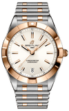 Breitling Chronomat 32 White Dial Two Tone Steel Strap Watch for Women - U77310101A1U1