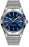 Breitling Chronomat Automatic 36 Blue Dial Silver Steel Strap Watch for Women - A10380101C1A1