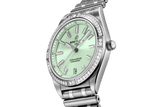 Breitling Chronomat Automatic 36 Diamonds Green Dial Two Tone Steel Strap Watch for Women - A10380591L1A1