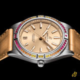 Breitling Chronomat Automatic 36 South Sea Brown Dial Brown Leather Strap Watch for Women - A10380611A1P1