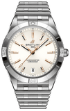 Breitling Chronomat Automatic 36 White Dial Silver Steel Strap Watch for Women - A10380101A2A1