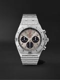 Breitling Chronomat B01 42mm Silver Dial Silver Steel Strap Watch for Men - AB0134101G1A1
