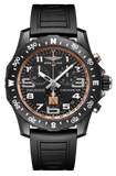 Breitling Endurance Pro Ironman Black Dial Black Rubber Strap Watch for Men - X823101B1B1S1