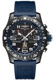 Breitling Endurance Pro United States Naval Academy Black Dial Blue Rubber Strap Watch for Men - X823103C1B1S1