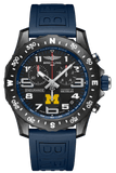 Breitling Endurance Pro University Black Dial Blue Rubber Strap Watch for Men - X823101C1B1S1