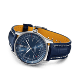 Breitling Navitimer Automatic 41 Blue Dial Blue Leather Strap Watch for Men - A17326161C1P3