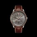 Breitling Navitimer Automatic 41 Grey Dial Brown Leather Strap Watch for Men - U17326121M1P1