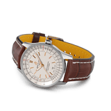 Breitling Navitimer Automatic 41 White Dial Brown Leather Strap Watch for Men - A17326211G1P2