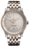 Breitling Navitimer Automatic 41 White Dial Two Tone Steel Strap Watch for Men - U17326211G1U1