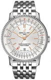 Breitling Navitimer Automatic 41mm White Dial Stainless Steel Mens Watch - A17326211G1A1