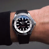 Breitling Superocean Automatic 42 Black Dial Black Rubber Strap Watch for Men - A17375211B1S1