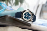Breitling Superocean Automatic 44 Blue Dial Blue Rubber Strap Watch for Men - A17376211C1S1