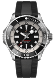 Breitling Superocean Automatic 46 Black Dial Black Rubber Strap Watch for Men - A17378211B1S1