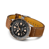 Breitling Superocean Heritage '57 Black Dial Brown Leather Strap Watch for Men - U10370121B1X1