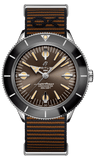 Breitling Superocean Heritage '57 Outerknown Brown Dial Brown NATO Strap Watch for Men - A103703A1Q1W1