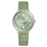Breitling Superocean Heritage '57 Pastel Paradise Green Dial Green Leather Strap Watch for Women - A10340361L1X1
