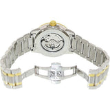 Bulova BVA Skeleton Silver Dial Two Tone Steel Strap Watch for Men - 98A123