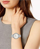 Bulova Crystal Collection Mother of Pearl Dial Silver Steel Strap Watch for Women - 96L263
