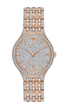 Bulova Crystal Collection Silver Crystals Dial Two Tone Steel Strap Watch for Women - 98L235