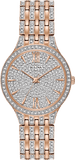 Bulova Crystal Collection Silver Crystals Dial Two Tone Steel Strap Watch for Women - 98L235
