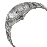Bulova Phantom Crystal Silver Dial Silver Steel Strap Watch for Men - 96A236