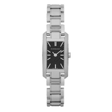 Burberry Heritage Black Dial Silver Steel Strap Watch For Women - BU9601