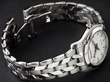 Burberry Heritage Check White Dial Silver Steel Strap Watch for Women - BU1853